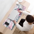 thumbnail image 3 of Watercolor Cherry Blossom Gaming Mouse Pad: Large 31.5x11.8 Inch Desk Mat, Non-Slip Base, Stitched Edges - Offers Superior Control & Style, Perfect for Any Desk or Home Office Setup., 3 of 7
