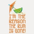 thumbnail image 2 of CafePress - Rum Gone - White Shot Glass, Unique and Funny Shot Glass, 2 of 2
