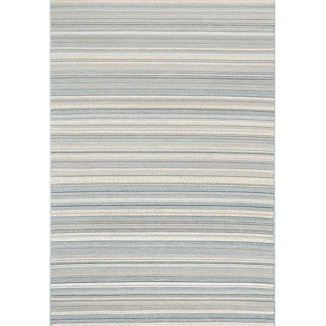 Dynamic Rugs NW28960055003 2 ft. 2 in. x 7 ft. 7 in. Newport 96005 Rectangle Contemporary Area Rug - 5003 Ivory & Blue