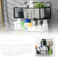 thumbnail image 1 of Wall Mounted Storage Shelf for Living Room and Bathroom Organization with Perforated Design, 1 of 6