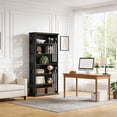 thumbnail image 6 of Fnova 74" Tall Bookcase with 6-Tier Open Display Storage Shelves, Large Book Shelf Bookcase Bookshelf for Living Room, Home Office, Bed Room, 6 of 20