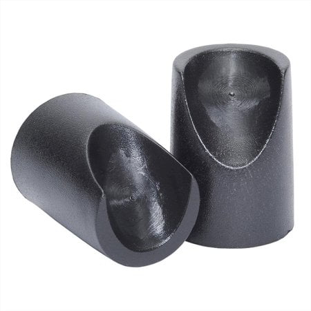 NPS Capuchons à Embout en V pour Chaise Pliante Moderne en Plastique, Noirs (Ensemble de 100)