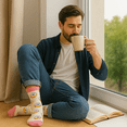 thumbnail image 6 of Funny Food Socks for Men Women 3 Pairs Novelty Crew Socks Colorful Unisex Cotton Fit - Style 2, 6 of 10