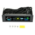thumbnail image 2 of Computer Accessories, 4 Pin Interface PVC Lens Panel Display 5 Sets Fan Temperature Control Computer Temp   for PC, 2 of 8