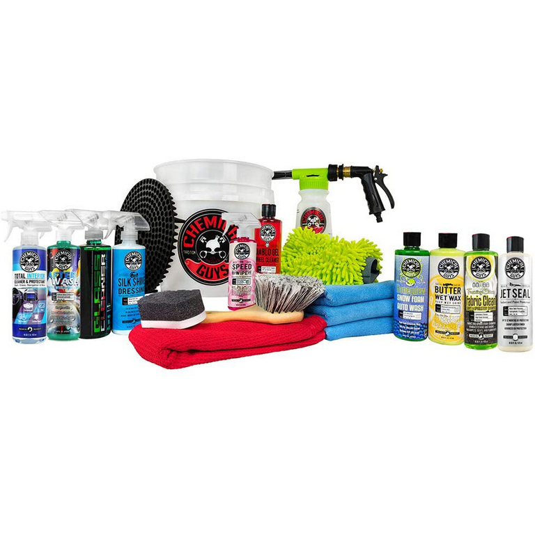 Chemical Guys HOL121 Best Car Wash Bucket Kit (11 Items) – Pete