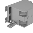 thumbnail image 6 of Maxxima 1 Gang 14 cu. in. PVC Old Construction Electrical Switch and Outlet Junction Box, ETL Listed, Gray (10 Pack), 6 of 9