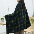 thumbnail image 6 of Winter Throw Blanket Plaid Super Soft Polar Fleece Thermal Insulation Single-Breasted Shawl Nap Blanket for Daily Use Work Home School, 6 of 8