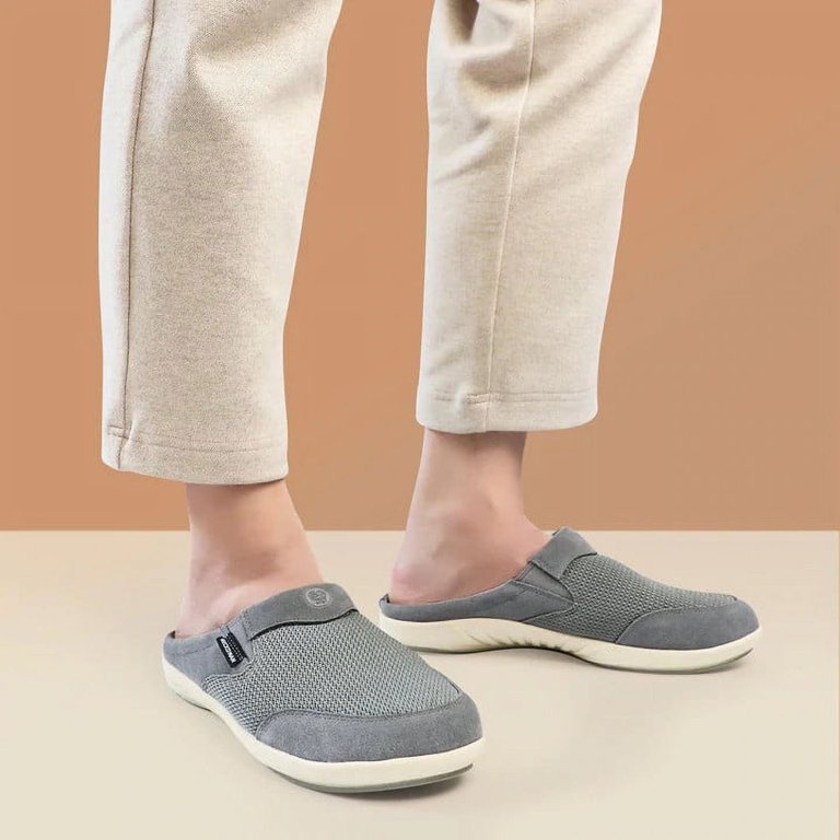 GeckoMan Men Arch Support Canvas Slipper Loafers -Black Mesh GeckoMan Men Arch Support Canvas Slipper | Mercari main image 3