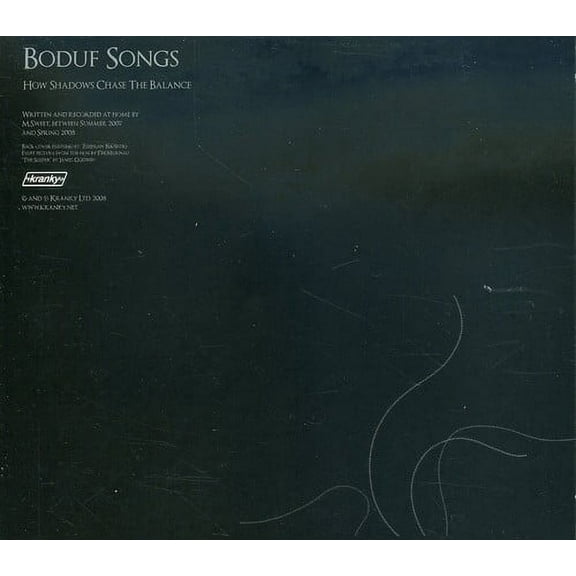 Boduf Songs - How Shadows Chase the Balance - Alternative - CD