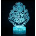 thumbnail image 4 of 2025 Lámpara de luz nocturna 3D de Harry Potter, juguetes con figuras, mesa creativa, juguetes de noche para la decoración de la habitación del hogar, luz genial, regalos para niños, 4 of 5