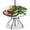 Banana Leaf Guitar, variant on Unique Mandala Round Fitted Tablecloth Outdoor Tablecloth with Umbrella Hole, Round Table Cloths with Elastic Zippered Wipeable Table Cloth Cover for Picnic,Party Decor Easy to Clean