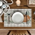 thumbnail image 2 of FacoFaco 4-Pack Table Place Mats Fall Pumpkins, 12" x 18", Orange, 2 of 6
