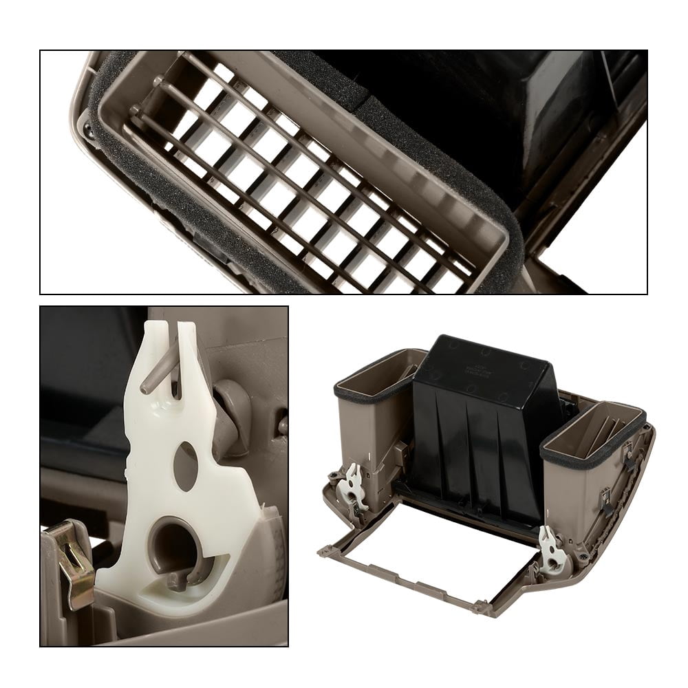 Brown Center Dash Radio Bezel w/Storage Vents Glove Box Fit for 2005-2006 Nissan Altima