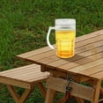 thumbnail image 4 of Glass&Bottle Large Capacity Double Layer Mug with Handle for Home Bar Durable Glassware for Enjoying Fresh 15x85cm Unique Design for Casual Social Gatherings, 4 of 8