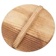 thumbnail image 6 of OATIPHO Khaki Wood Wok Cover Wooden Lid Anti Oil Splashing Pot Cover for Home Kitchen, 6 of 8