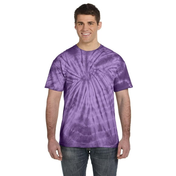 Tie-Dye Adult 5.4 oz., 100% Cotton Tie-Dyed T-Shirt - Spider