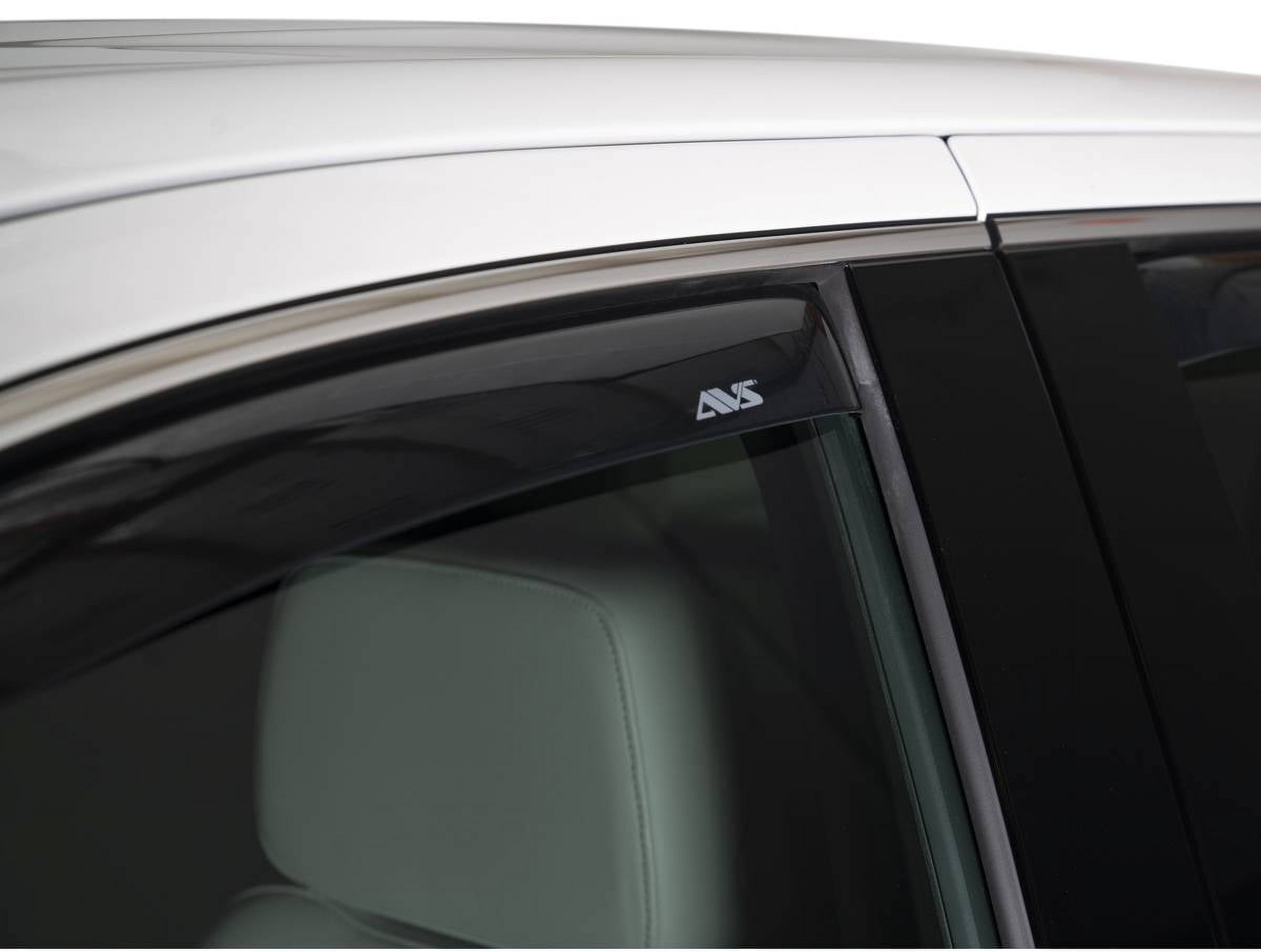 Auto VentShade (AVS) 194334 In-Channel Ventvisor Window Deflectors Fits 2022-2024 Jeep Grand Cherokee, 4 pcs. Smoke-