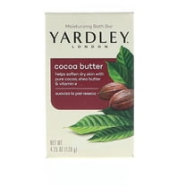 Yardley Cocoa Butter Bath Bar, 4.25 oz 3 Pack