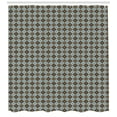 thumbnail image 3 of Ambesonne Brown and Blue Shower Curtain, Argyle Pattern, 69"Wx84"L, Bluegrey Brown, 3 of 3