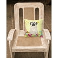thumbnail image 2 of Carolines Treasures BB6016PW1818 Easter Eggs Mastiff Brindle White Fabric Decorative Pillow, 2 of 2