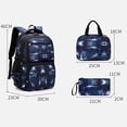 thumbnail image 4 of HNMKIU Kids Backpack Set Boys Girls School Bookbag Pencil Lunch Bag Lightweight Student Backpack Children ,Black2, 4 of 5