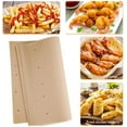 thumbnail image 3 of Air Fryer Parchment Paper, 100PCS Square Air Fryer Liners Non-Stick Disposable Oil Resistant Air Fryer Liner, 11 x 9 inch, 3 of 8