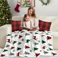 thumbnail image 2 of Christmas Blanket Christmas Tree Deer Flannel Throw Blanket Soft Plush Blanket for Couch Sofa Bed Christmas Home Decor 50x60\u201d, 2 of 6