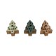 thumbnail image 2 of Árbol de Navidad ahuecado pintado de madera, cartel colgante de árbol de Navidad pequeño de madera DIY, 2 of 4