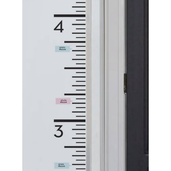Growth Chart Ruler Decal (Right-Aligned) - Children's Vinyl Wall Decal