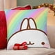 thumbnail image 4 of Molang Fundas de almohada de terciopelo con tema, regalos de funda de almohada, decoración para el hogar, cojín de lanzar, regalo de cumpleaños para fans y parejas. 45cm x 45cm., 4 of 6