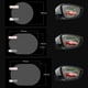 thumbnail image 3 of Sidaley 1 par de cubiertas de espejo retrovisor para coche repuesto de película para espejos laterales de puerta de vehículo Type1 NO1, 3 of 6
