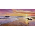 thumbnail image 3 of Galasso, Adriano 14x9 Black Modern Framed Museum Art Print Titled - Tramonto sul mare, 3 of 5