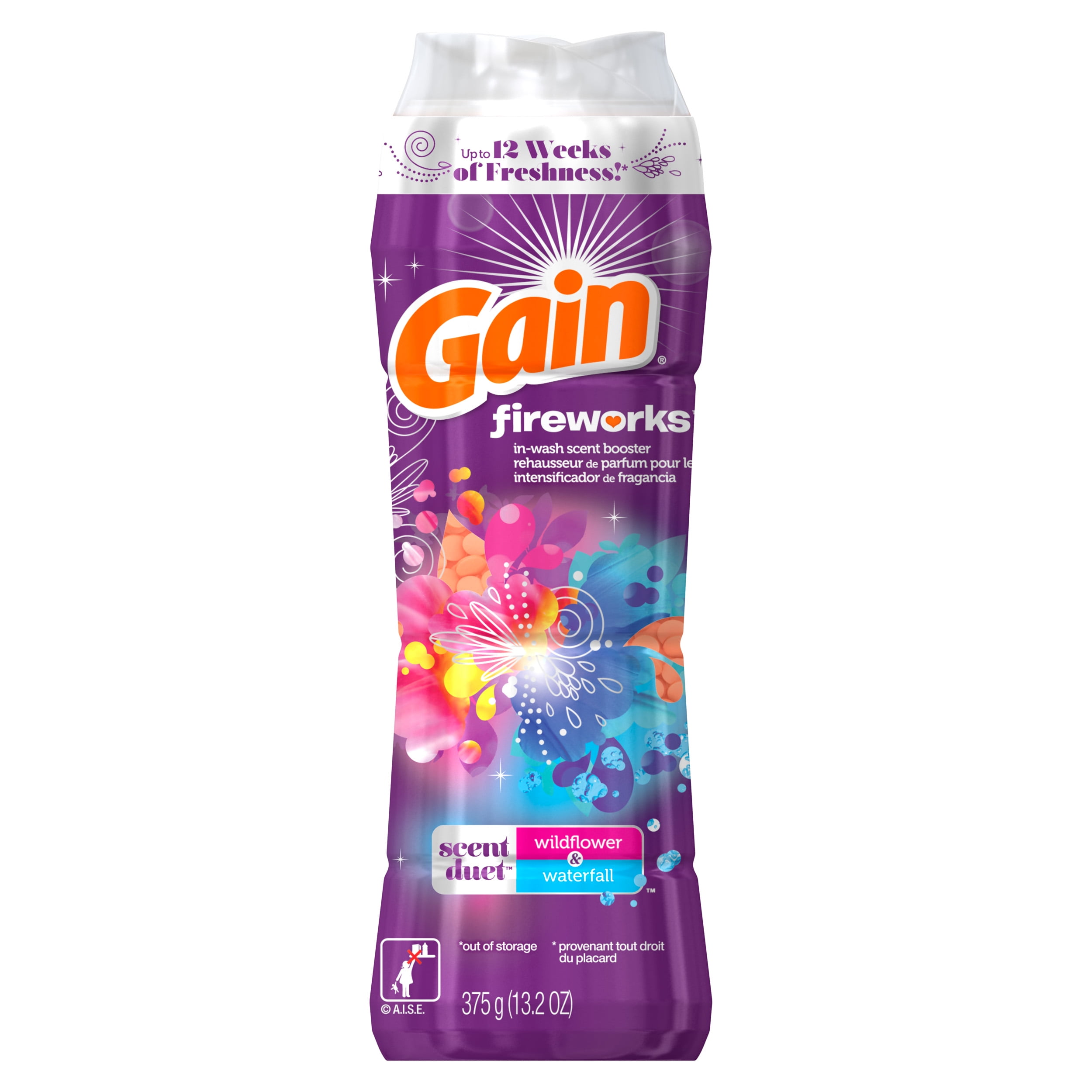 Gain Fireworks Scent Duets Laundry Scent Booster Beads, Wildflower and