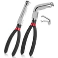thumbnail image 1 of Electrical Disconnect Pliers,Upgrade Electrical Connector Pliers Automotive Tools, Fuel Line Pliers Disconnect Repair Tools Disconnect Pliers for Push Ttab Style Plugs (Bend+Straight), 1 of 7