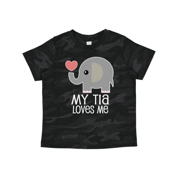 Inktastic My Tia Loves Me Grandchild Boys or Girls Toddler T-Shirt