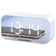 thumbnail image 2 of Giunmcul Reduced Price Digital Clock with Bluetooth Speaker Alarm Clock with Alarms Mirror LED Display Bluetooth V5.0 TFCard & AUX Cable, 2 of 5
