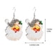thumbnail image 2 of Árbol de Navidad Luces Pendientes de Madera Conjunto con Santa Claus Enano Muñeco de Nieve Colgantes, Aleación Acrílico Ligero Regalo de Fiesta para Mujeres, Niña, 2 of 4
