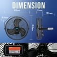 thumbnail image 2 of Tornado Outdoor Wall Mount Fan 24 Inch Wall Fan Water-Resistant High Velocity Fan, 2 of 6
