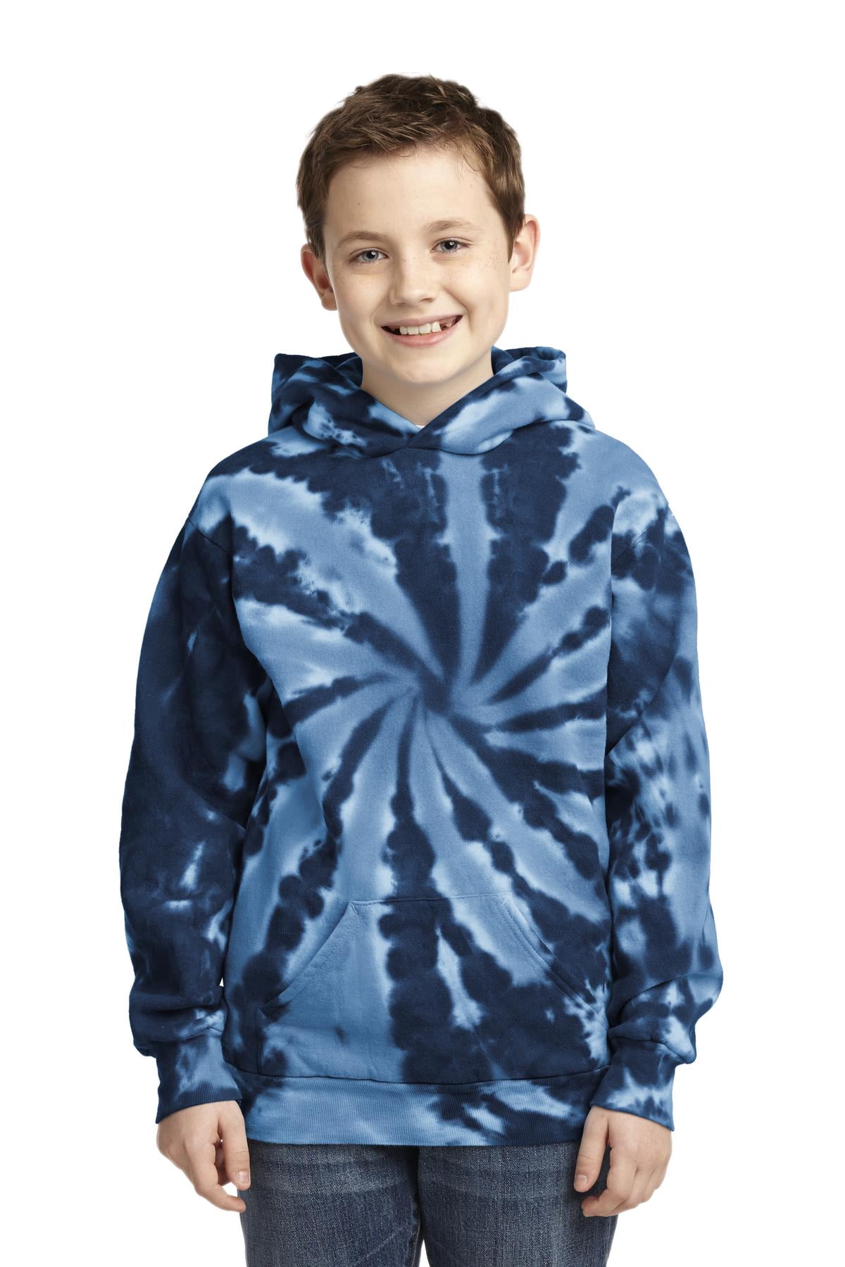 Port \u0026 Company Youth Tie Dye Pullover 