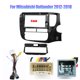 thumbnail image 3 of Panel de fascia para radio estéreo de automóvil de 2 Din de 9/10,1 pulgadas para Mitsubishi Outlander 2012-2020 2021 Kit de cubierta de marco de audio con bisel frontal, 3 of 5