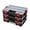 Red, variant on famuka Tool Storage Boxes 3-Pack Small Parts Organizers, 10 Compartments with Removable Divides