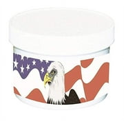 Hearing Aid Dehumidifier jar with Desiccant - Patriotic Design