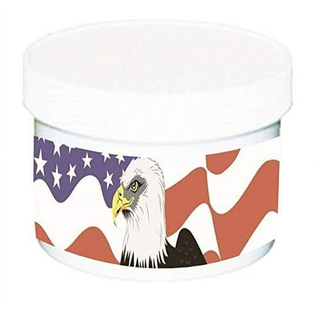 Hearing Aid Dehumidifier jar with Desiccant - Patriotic Design