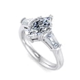 thumbnail image 2 of Earth Jewel 14K White Gold Plated 2.02 Ct Marquise Cut Lab Created Diamond Ring for Women - Classic Engagement Ring - Beautiful Bridal Ring - Wedding Proposal Ring - Anniversary Gift for Women's, 2 of 3