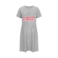 thumbnail image 4 of TaTaai Oversized Printed Nightshirt for Women, Soft Short Sleeve Nightgown, Breathable Sleep Dress, Casual Loungewear Top Gift, 4 of 4