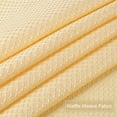 thumbnail image 6 of Kitchen Waffle Weave Tier Curtains Waterproof Rod Pocket Short Curtain Bathroom Valance, 6 of 8