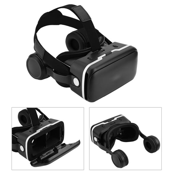 LAFGUR 3D Virtual Reality Glasses, VR Goggles,For VR SHINECON Virtual Reality 3D VR Glasses w/ Earphone for 3.5 -6.0 iOS Phones