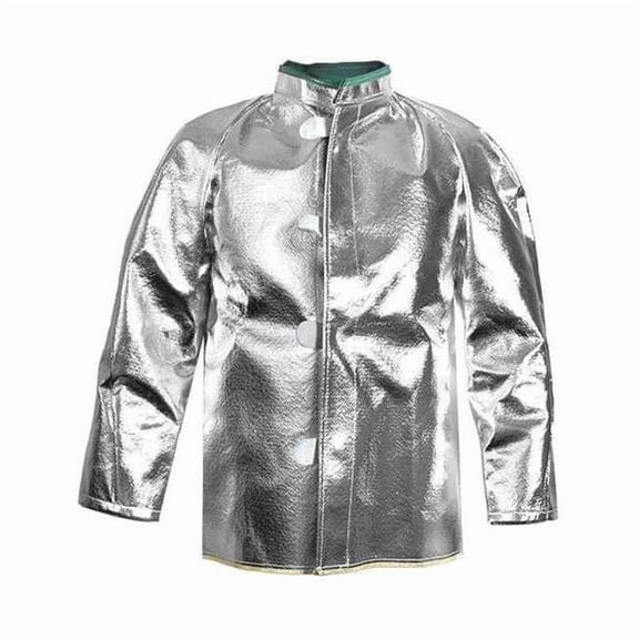 National Safety Apparel Aluminized Coat,XL,Carbon Kevlar(R) C22NLXL30