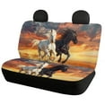 thumbnail image 6 of Pzuqiu Black White Horse Full Set Universal Seat Covers for Cars Vehicle Cushion Protectors Interior Accessories Auto Decor Breathable 4 Seats Car Seat Protector Elegance for Vehicle Car, 6 of 7