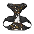 thumbnail image 5 of Lsque Bones And Leaves Dog Harness, No-Pull Pet Harness with 2 Leash Clips, Adjustable Soft Padded Dog Vest with Easy Control Handle for Large Dogs-Medium, 5 of 9